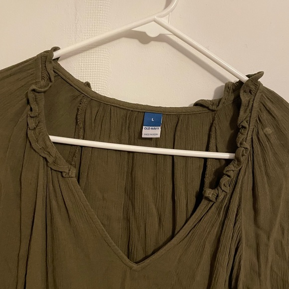 Olive Green Blouse - Picture 3 of 5